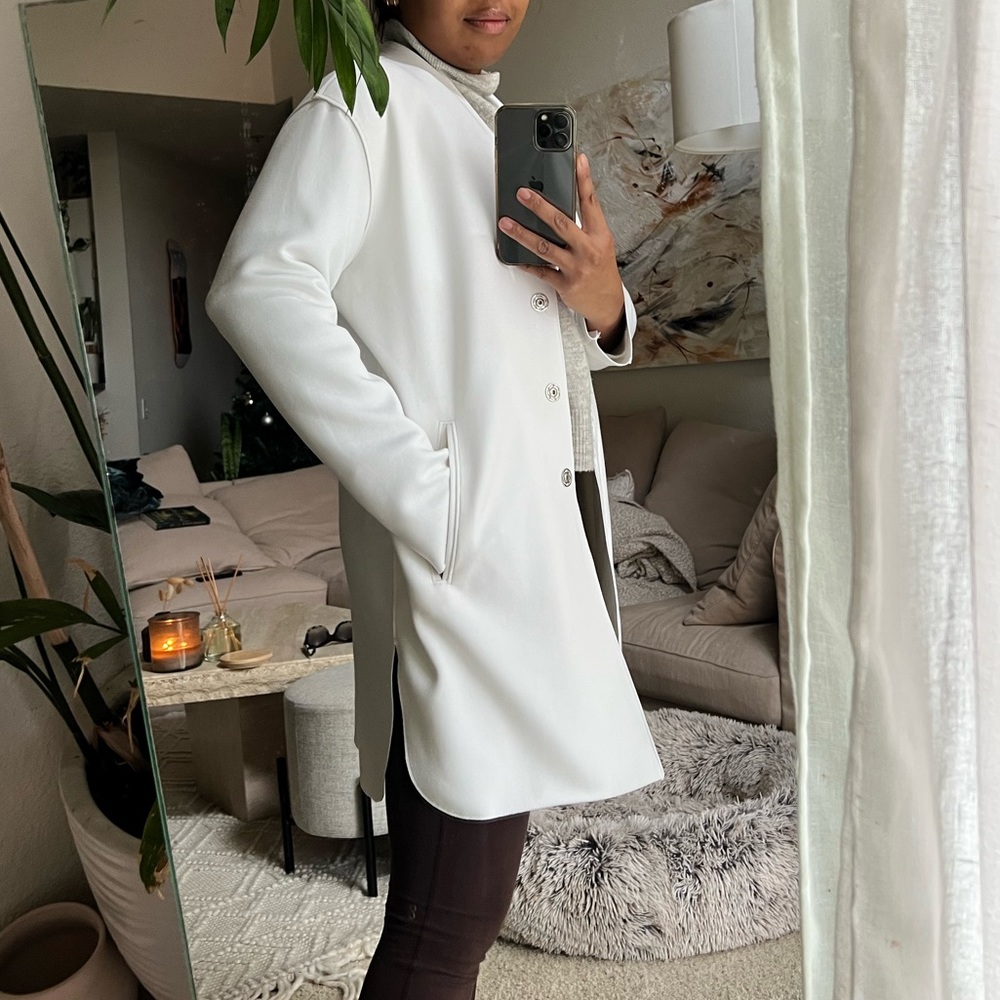 White trench coat